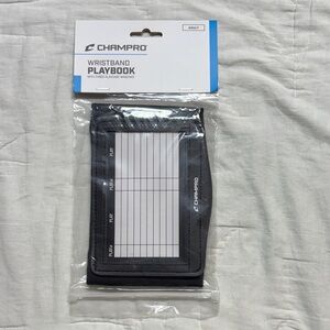 Champro Black Wristband Playbook‎